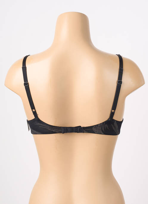 Sutien efect material satinat sutien cupe întregi cu decolteu înalt negru MARIE JO femme