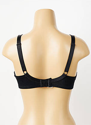 Sutien efect material satinat sutien balconet cu decolteu înalt negru CHANTELLE femeie