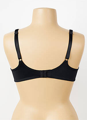 Sutien efect material satinat sutien cupe întregi cu decolteu înalt negru EMPREINTE femeie