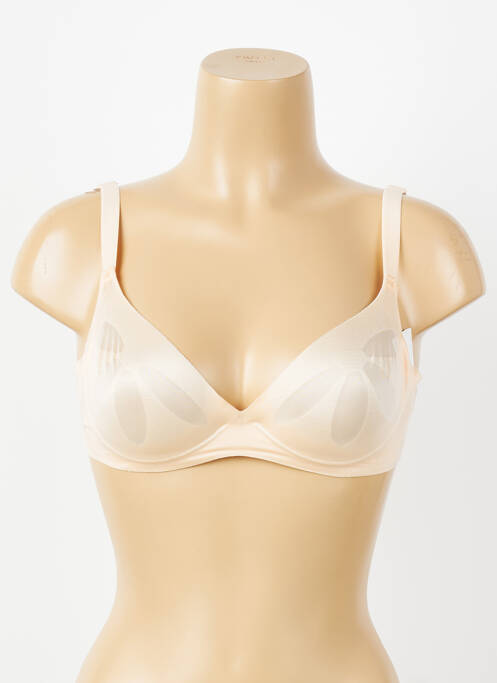 Sutien efect material satinat sutien cupe întregi cu decolteu înalt piele FIRST femme