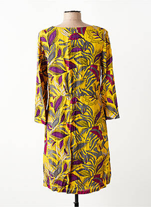 Rochie scurtă mâneci 3/4 mâneci 3/4 galben NOMADS femme