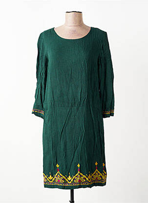 Rochie scurtă mâneci lungi mâneci lungi verde NOMADS femeie
