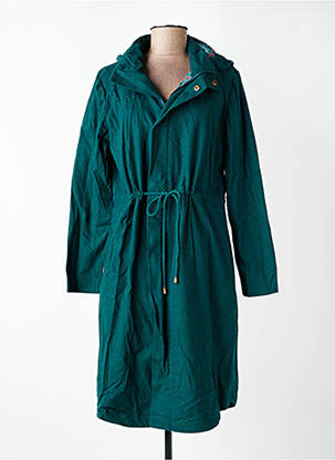 Parka mâneci lungi cu glugă verde NOMADS femeie