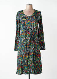 Rochie midi imprimeu floral mâneci lungi verde NOMADS femeie