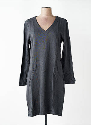 Rochie midi mâneci lungi mâneci lungi gri NOMADS femeie