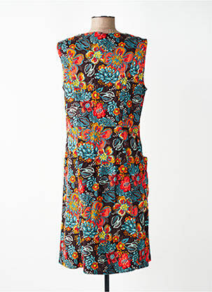 Rochie midi imprimeu floral fără mâneci roșu NOMADS femeie