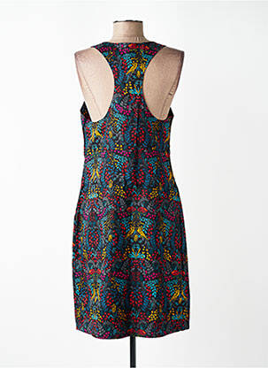 Rochie midi imprimeu floral bretele subțiri negru NOMADS femeie