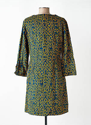 Rochie scurtă mâneci 3/4 mâneci 3/4 albastru NOMADS femeie