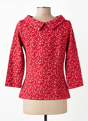 Top țesătură jersey mâneci 3/4 roșu WHO'S THAT GIRL femeie