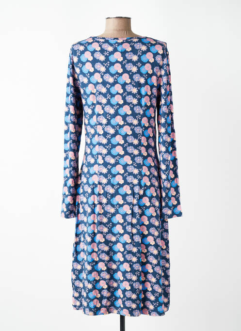 Rochie midi imprimeu floral mâneci lungi albastru WHO'S THAT GIRL femme