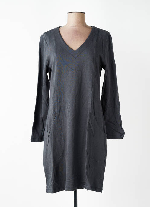 Rochie midi mâneci lungi mâneci lungi gri NOMADS femme
