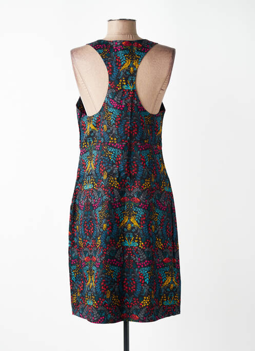Rochie midi imprimeu floral bretele subțiri negru NOMADS femme