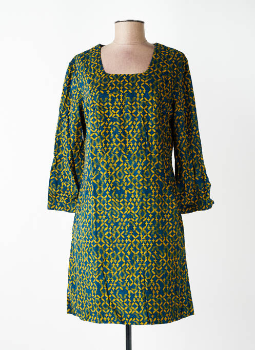 Rochie scurtă mâneci 3/4 mâneci 3/4 albastru NOMADS femme