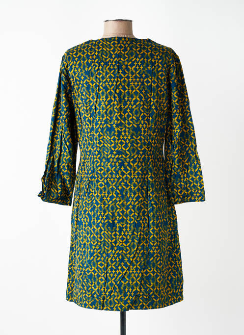 Rochie scurtă mâneci 3/4 mâneci 3/4 albastru NOMADS femme