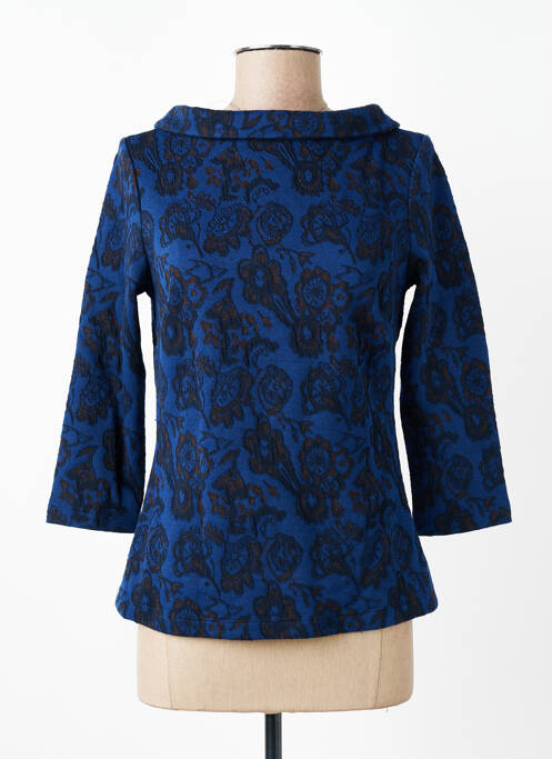 Top țesătură jersey mâneci 3/4 albastru WHO'S THAT GIRL femme