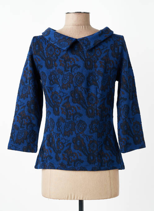 Top țesătură jersey mâneci 3/4 albastru WHO'S THAT GIRL femme