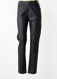 Pantalon slim talie elastică mărime normală negru S.QUISE femme
