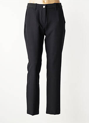 Pantalon slim talie elastică mărime normală negru ANNA MONTANA femeie
