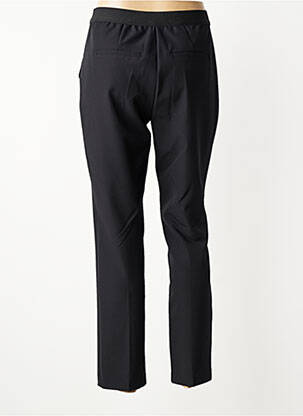 Pantalon slim talie elastică mărime normală negru ANNA MONTANA femeie
