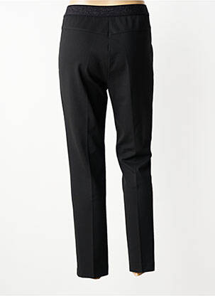 Pantalon slim talie elastică mărime normală negru ANNA MONTANA femeie
