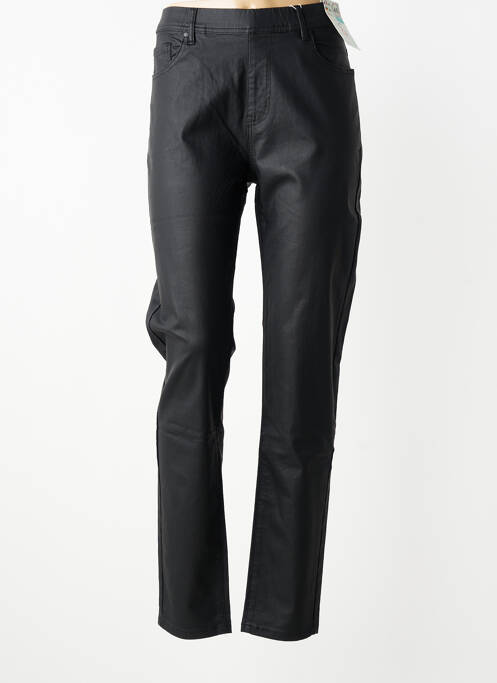 Pantalon slim talie elastică mărime normală negru S.QUISE femme