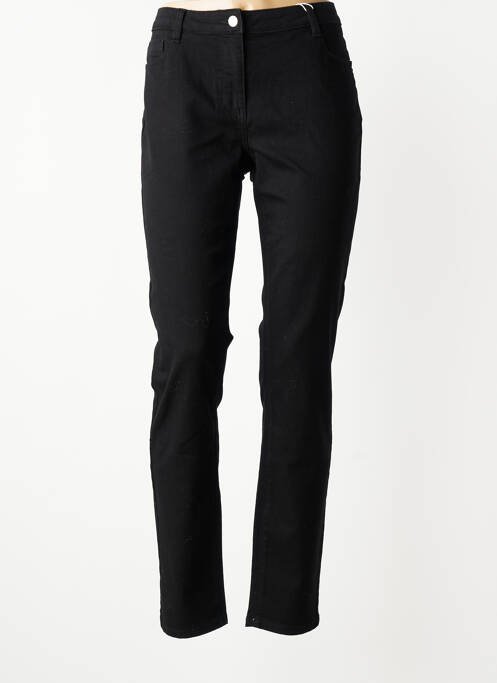 Blugi cu croială slim elasticitate mărime normală negru C'EST BEAU LA VIE femme