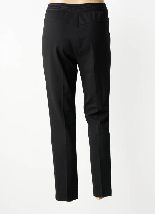 Pantalon slim talie elastică mărime normală negru ANNA MONTANA femme