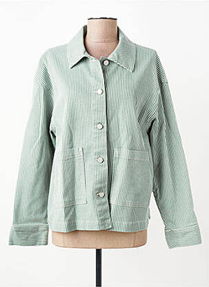 Jachete casual croială dreaptă verde B.YOUNG femeie
