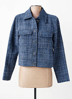 Jachete casual finisaj interior dublat albastru MOLLY BRACKEN femme