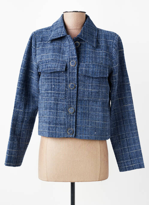 Jachete casual finisaj interior dublat albastru MOLLY BRACKEN femme
