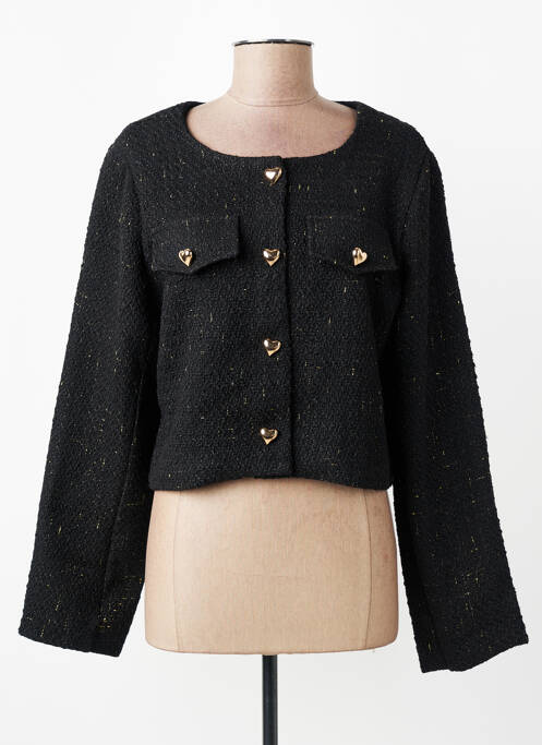 Jachete casual guler rotund negru MOLLY BRACKEN femme