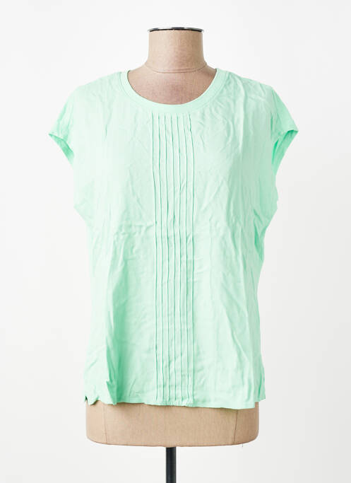 Top mâneci scurte mâneci scurte verde BARBARA LEBEK femme