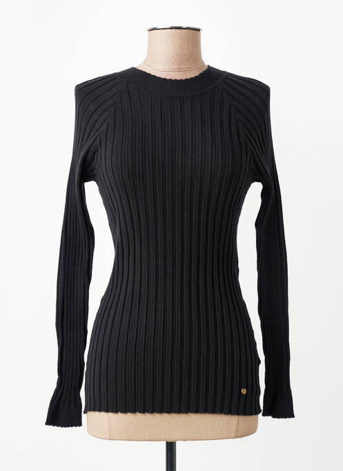 Top elasticitate mâneci lungi negru C'EST BEAU LA VIE femme