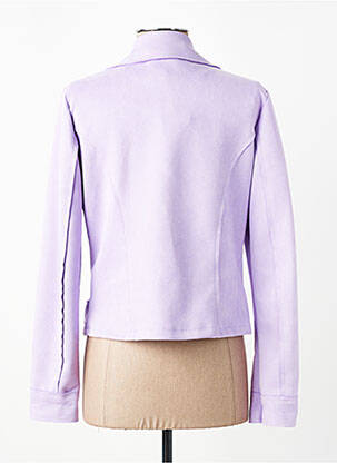Jachete casual guler tip costum violet NEW COLLECTION femeie