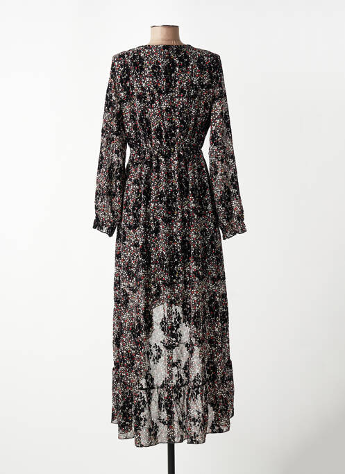 Rochie lungă mâneci lungi mâneci lungi negru ARCHIE LOVE femme