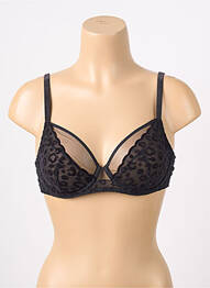 Sutien broderie sutien cupe întregi cu decolteu înalt negru CHANTELLE femme