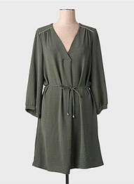 Rochie scurtă mâneci lungi mâneci lungi verde RENATTO BENE femme
