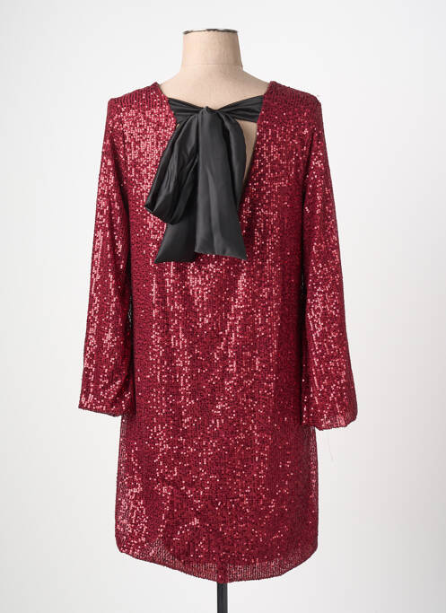 Rochie scurtă mâneci lungi mâneci lungi roșu LOVIKA femme
