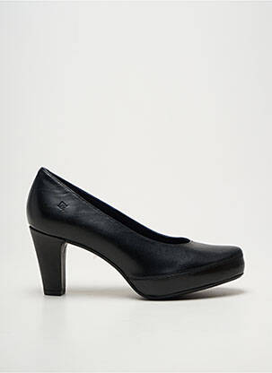 Pantofi cu toc țesătură satinată toc de 7 la 9 cm negru FLUCHOS femme