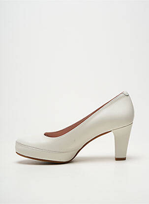 Pantofi cu toc toc cui. toc de 7 la 9 cm alb FLUCHOS femme