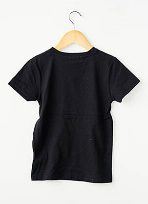 Tricou croială dreaptă mâneci scurte negru ET D'EMIE copil