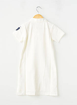 Rochie midi mâneci scurte mâneci scurte alb ET D'EMIE fată