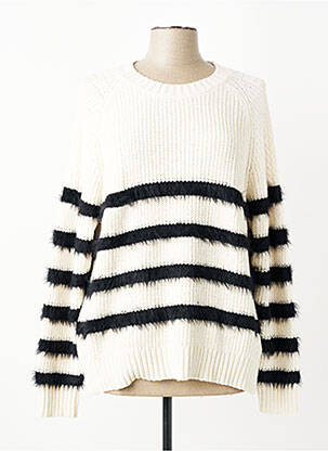 Pulover elasticitate mâneci lungi bej MOLLY BRACKEN femeie