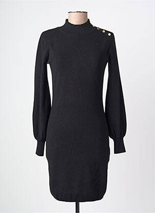 Rochie pulover guler col înalt mâneci lungi negru MOLLY BRACKEN femeie