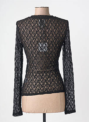 Top elasticitate mâneci lungi negru LILI SIDONIO femeie