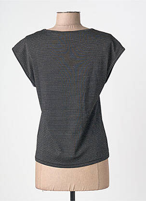 Tricou guler în v mâneci scurte negru MOLLY BRACKEN femeie