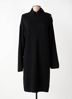 Rochie pulover strânsă pe partea de jos mâneci lungi negru LA FEE MARABOUTEE femeie