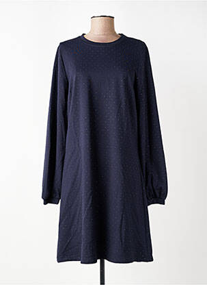 Rochie scurtă croială evazată mâneci lungi albastru LA FEE MARABOUTEE femeie