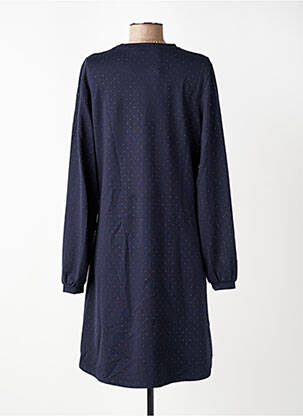 Rochie scurtă croială evazată mâneci lungi albastru LA FEE MARABOUTEE femeie