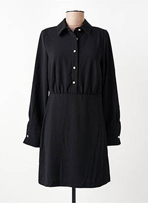 Rochie scurtă croială fluidă mâneci lungi negru LA FEE MARABOUTEE femeie